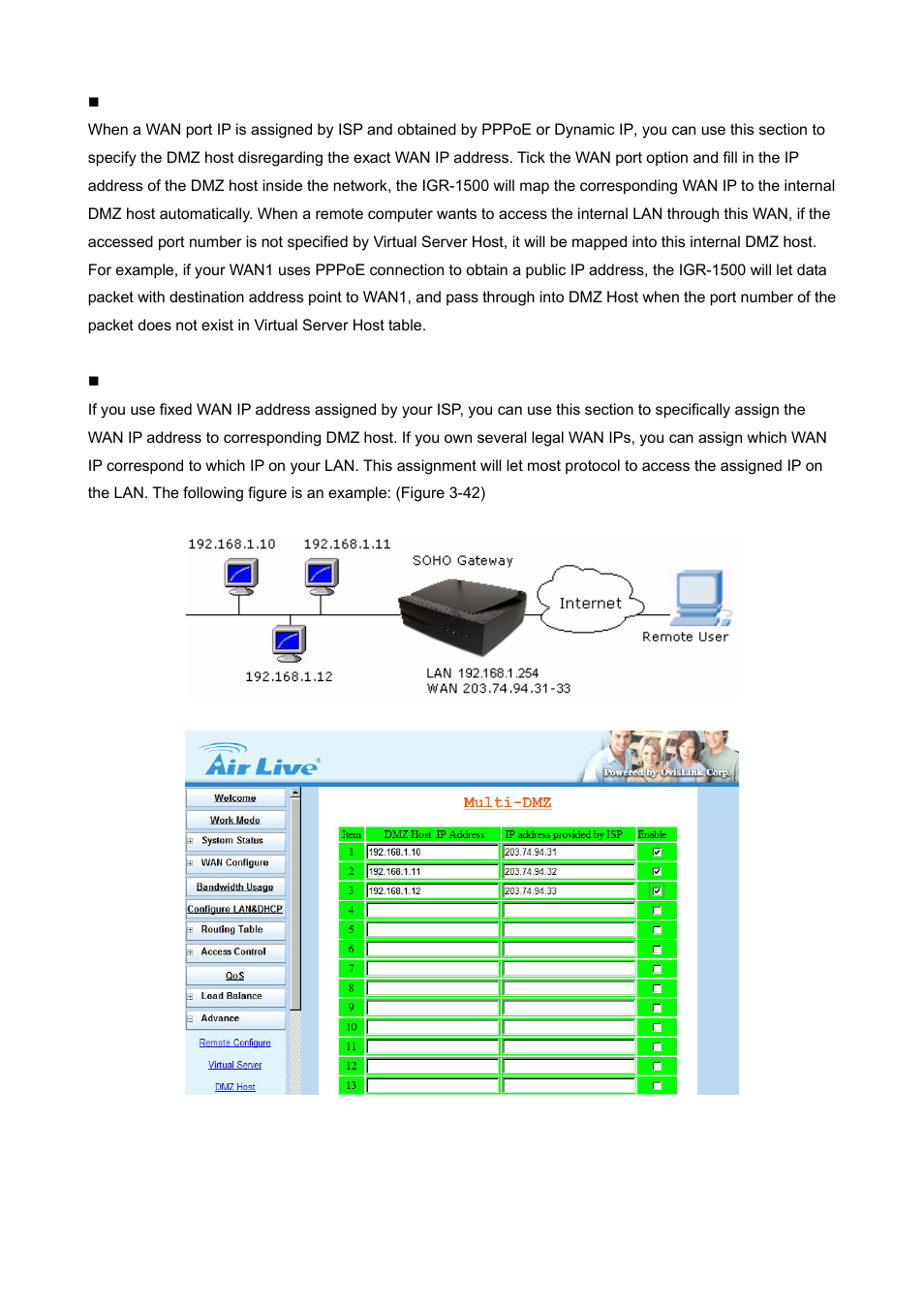 AirLive IGR-1500 User Manual | Page 49 / 78
