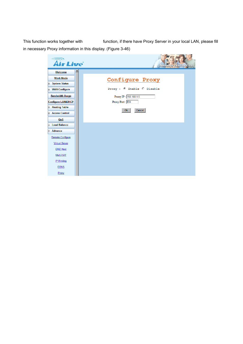 7 proxy (gateway mode and basic nat mode only) | AirLive IGR-1500 User Manual | Page 54 / 78