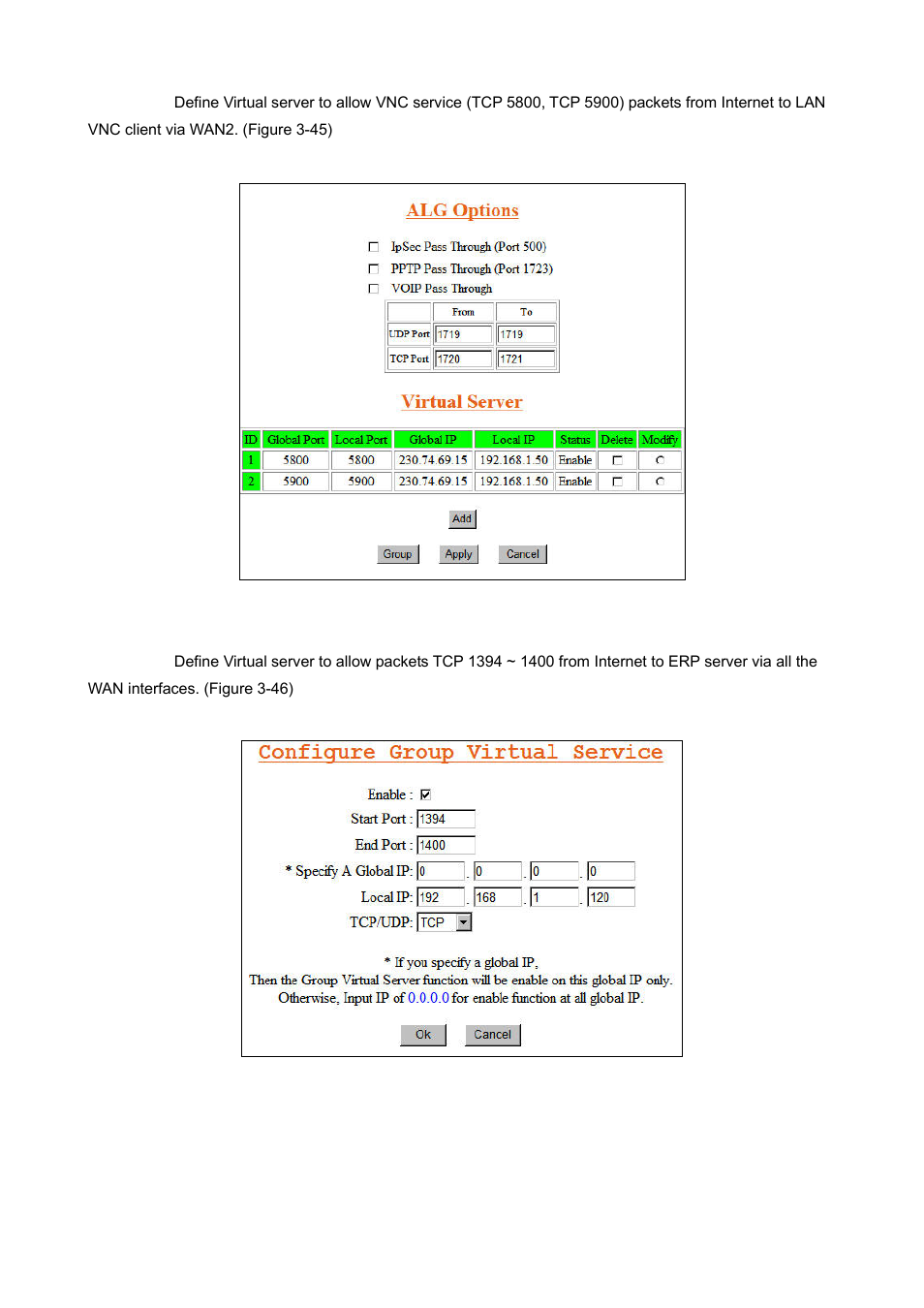 AirLive IGR-2500 User Manual | Page 48 / 81