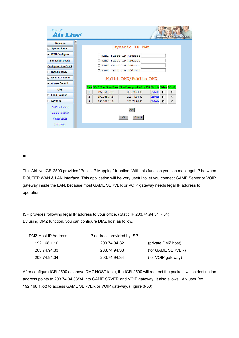 AirLive IGR-2500 User Manual | Page 51 / 81