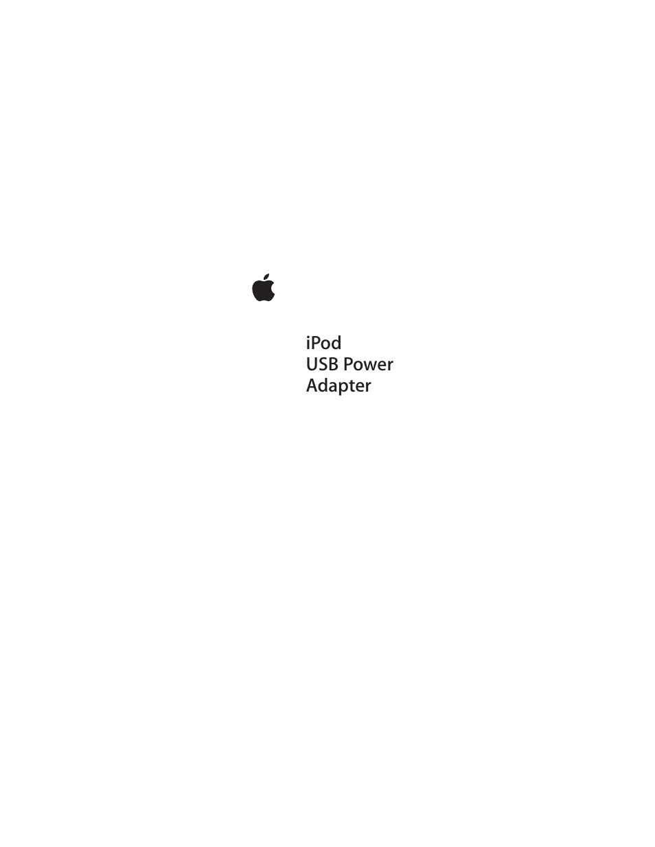 Apple iPod USB Power Adapter User Manual | 20 pages