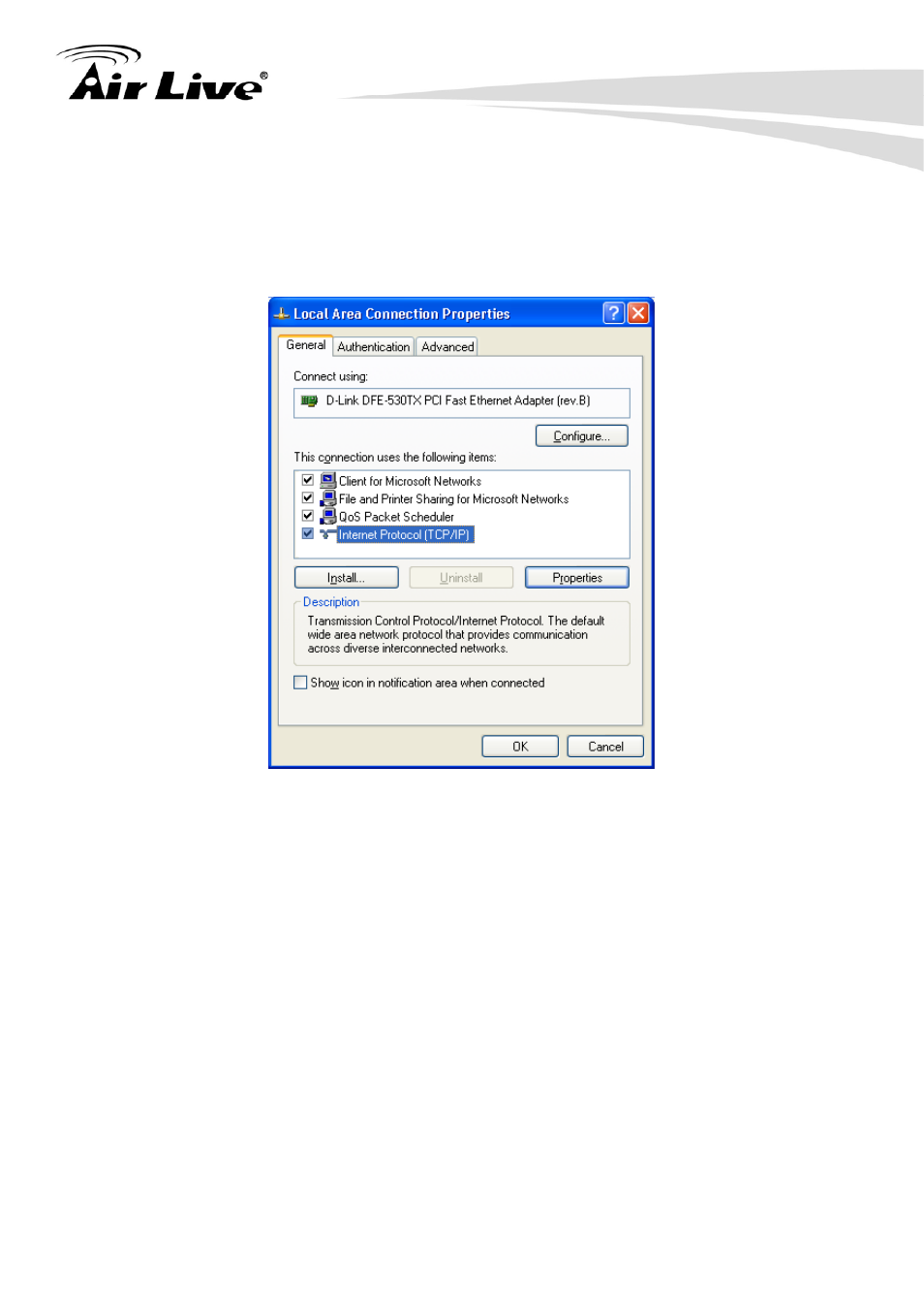 2 windows xp/2000 | AirLive IP-1000R v2 User Manual | Page 13 / 49