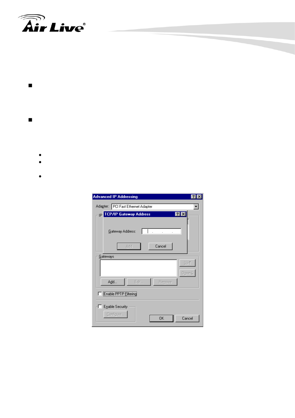 AirLive IP-1000R v2 User Manual | Page 16 / 49