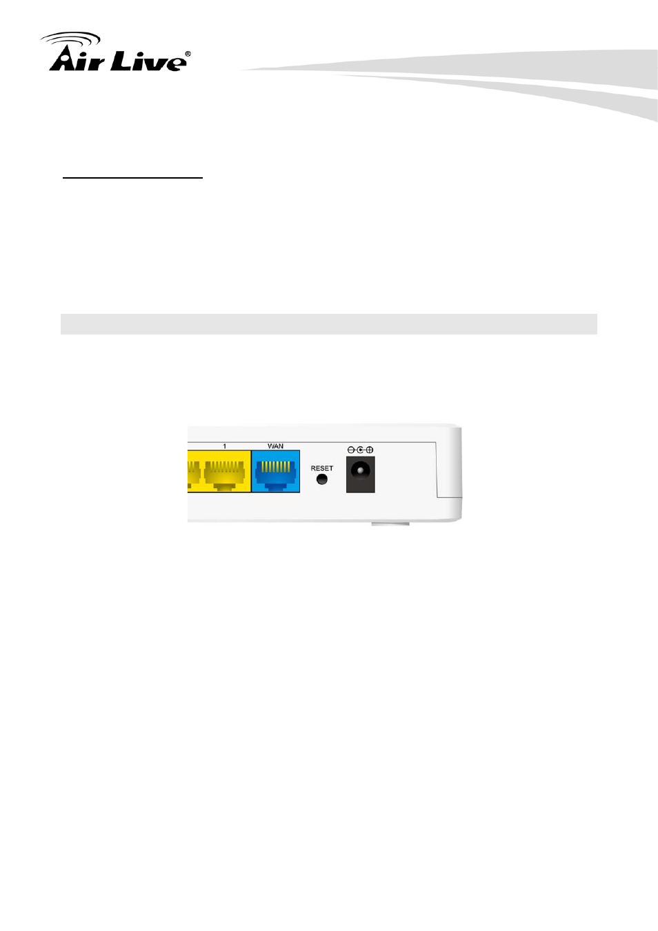 5 restore settings to default | AirLive IP-1000R v2 User Manual | Page 9 / 49