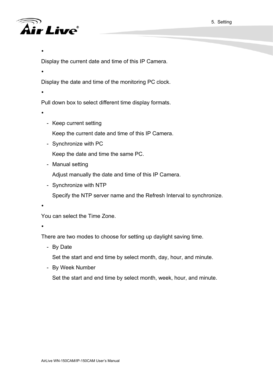 AirLive IP-150CAM User Manual | Page 34 / 76