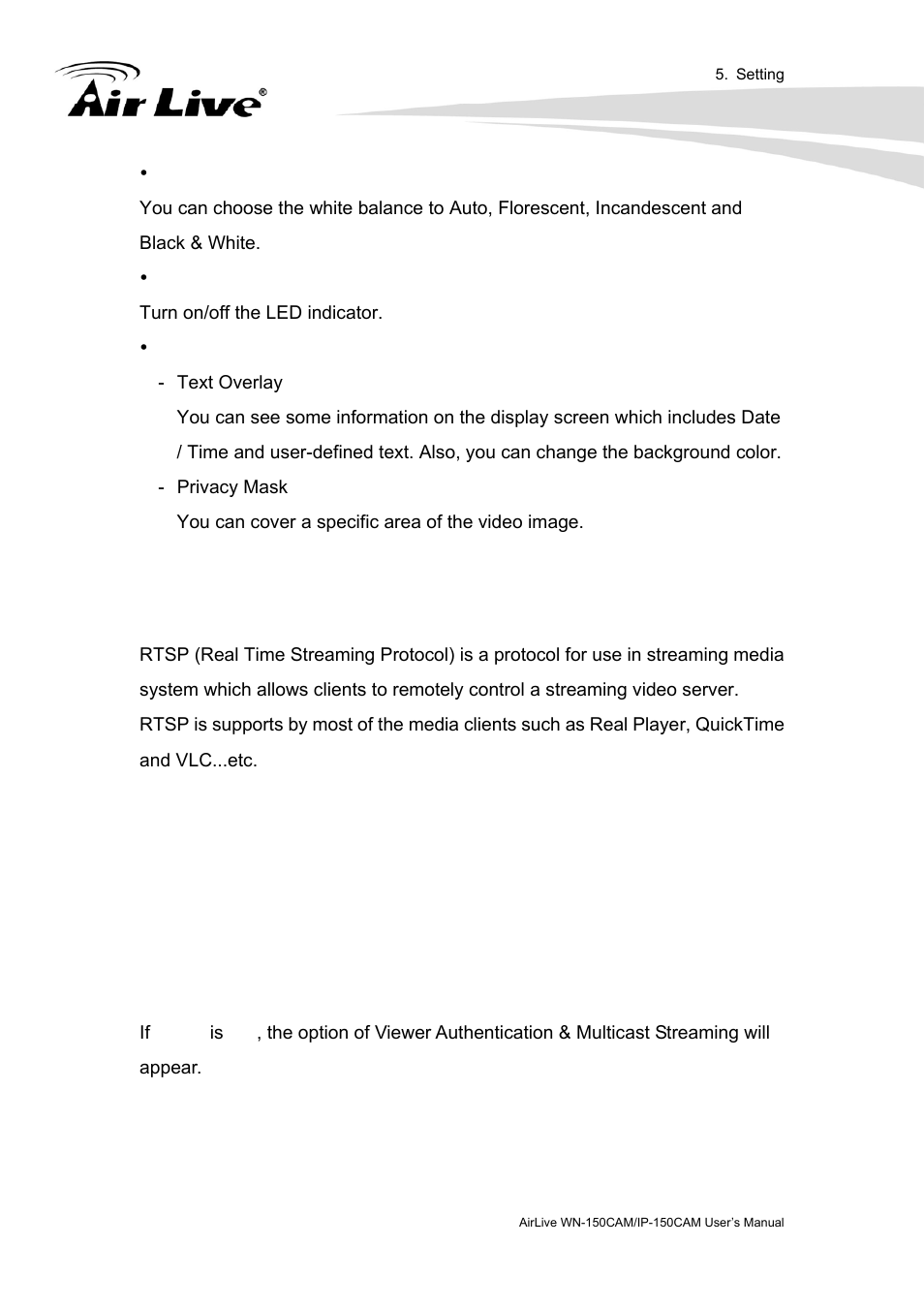 AirLive IP-150CAM User Manual | Page 39 / 76