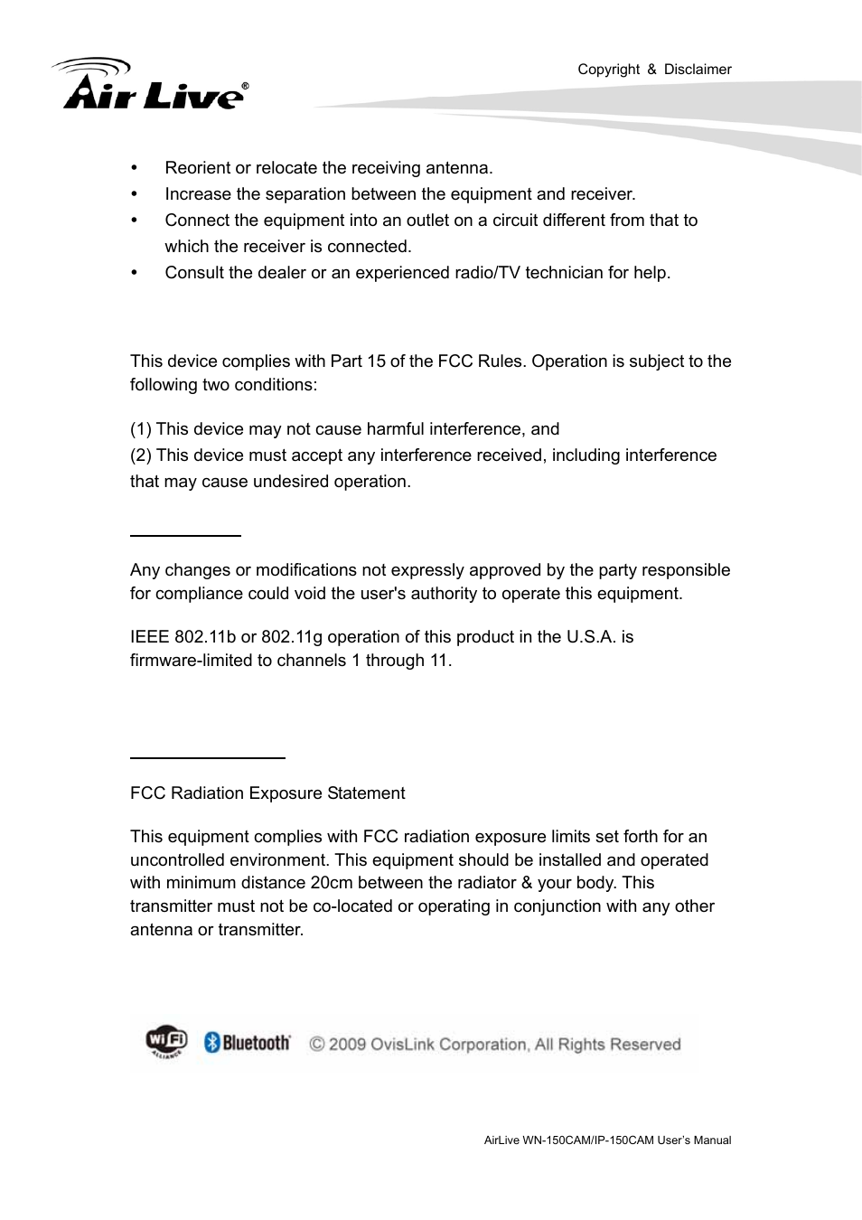 AirLive IP-150CAM User Manual | Page 4 / 76