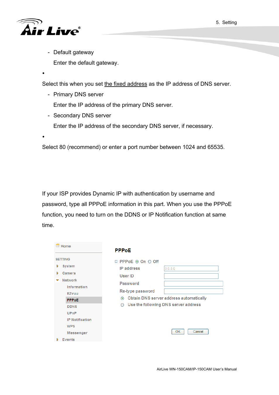 AirLive IP-150CAM User Manual | Page 45 / 76