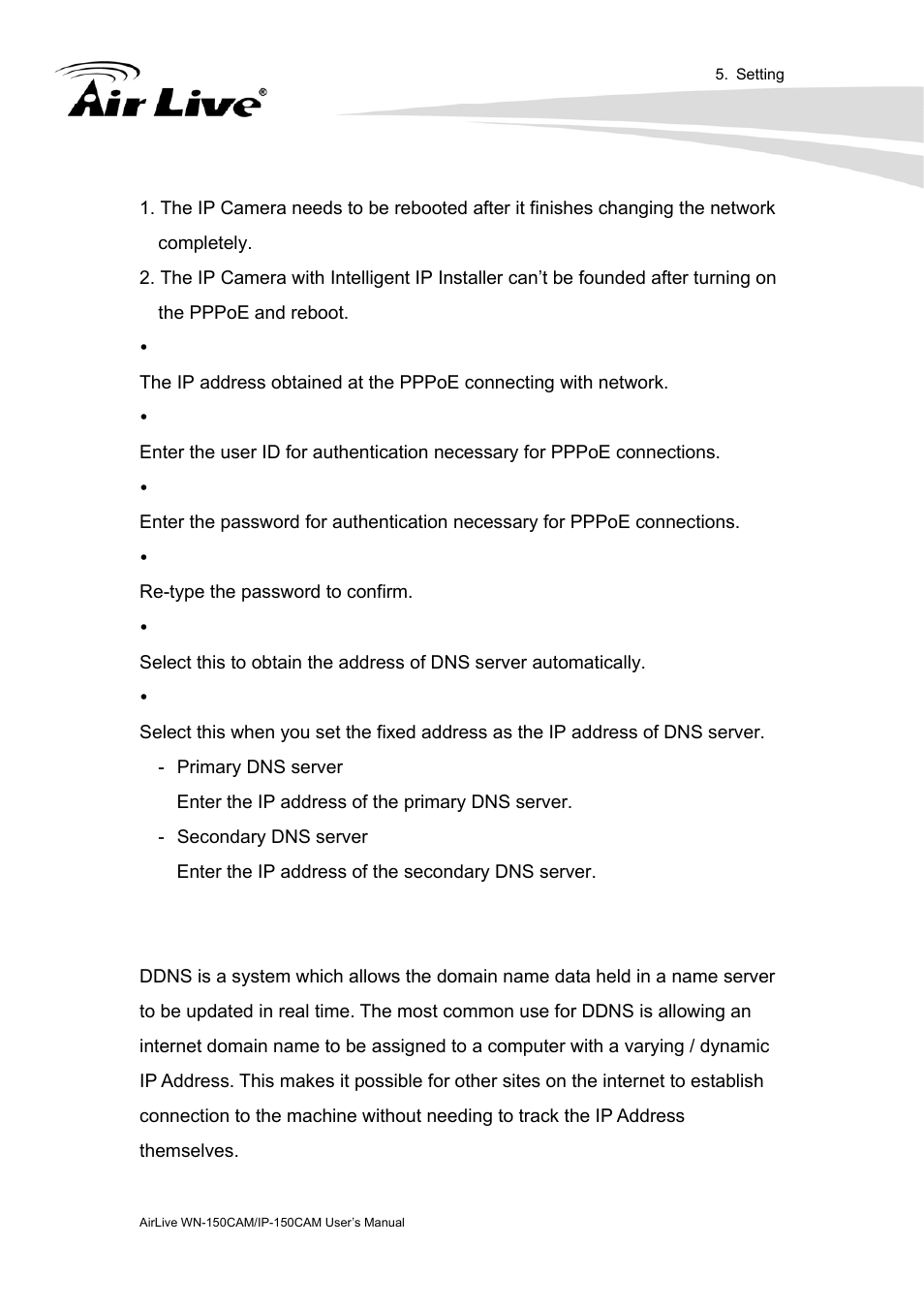 AirLive IP-150CAM User Manual | Page 46 / 76