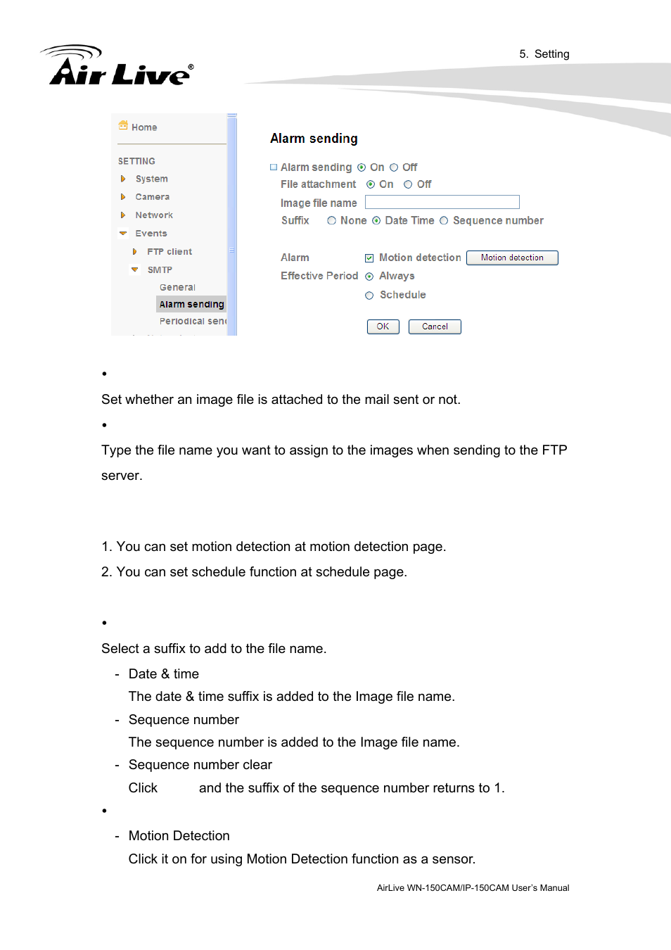 AirLive IP-150CAM User Manual | Page 61 / 76