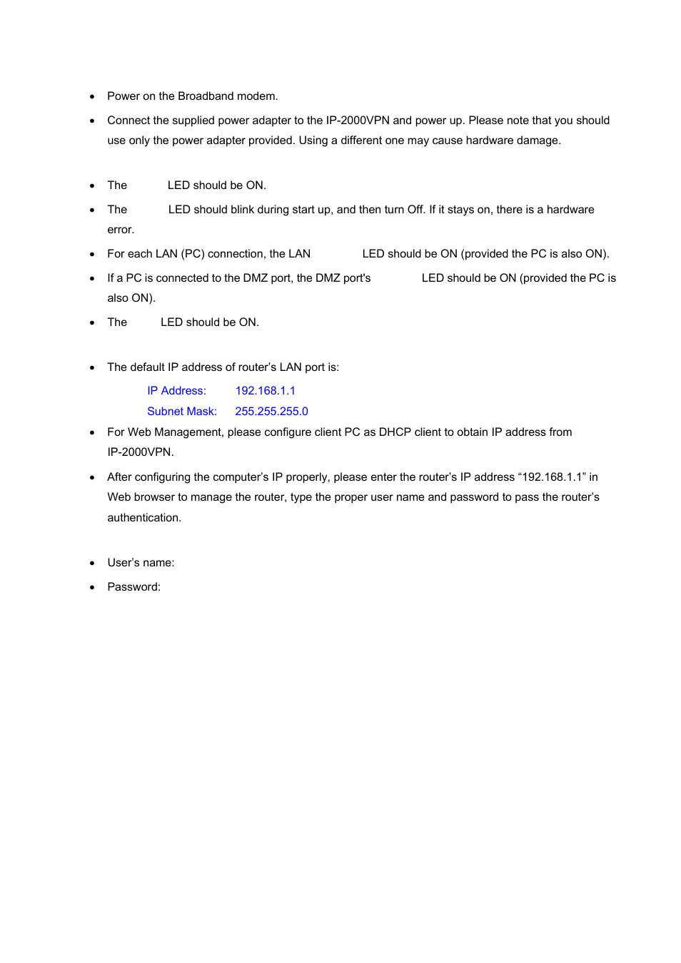 AirLive IP-2000VPN User Manual | Page 12 / 177