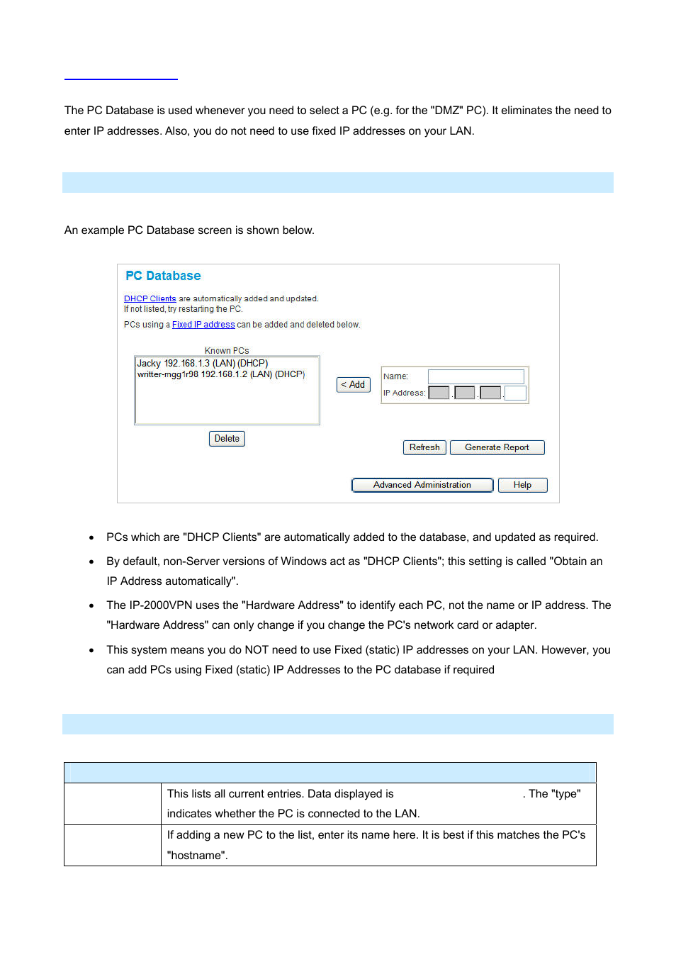 3 pc database | AirLive IP-2000VPN User Manual | Page 152 / 177