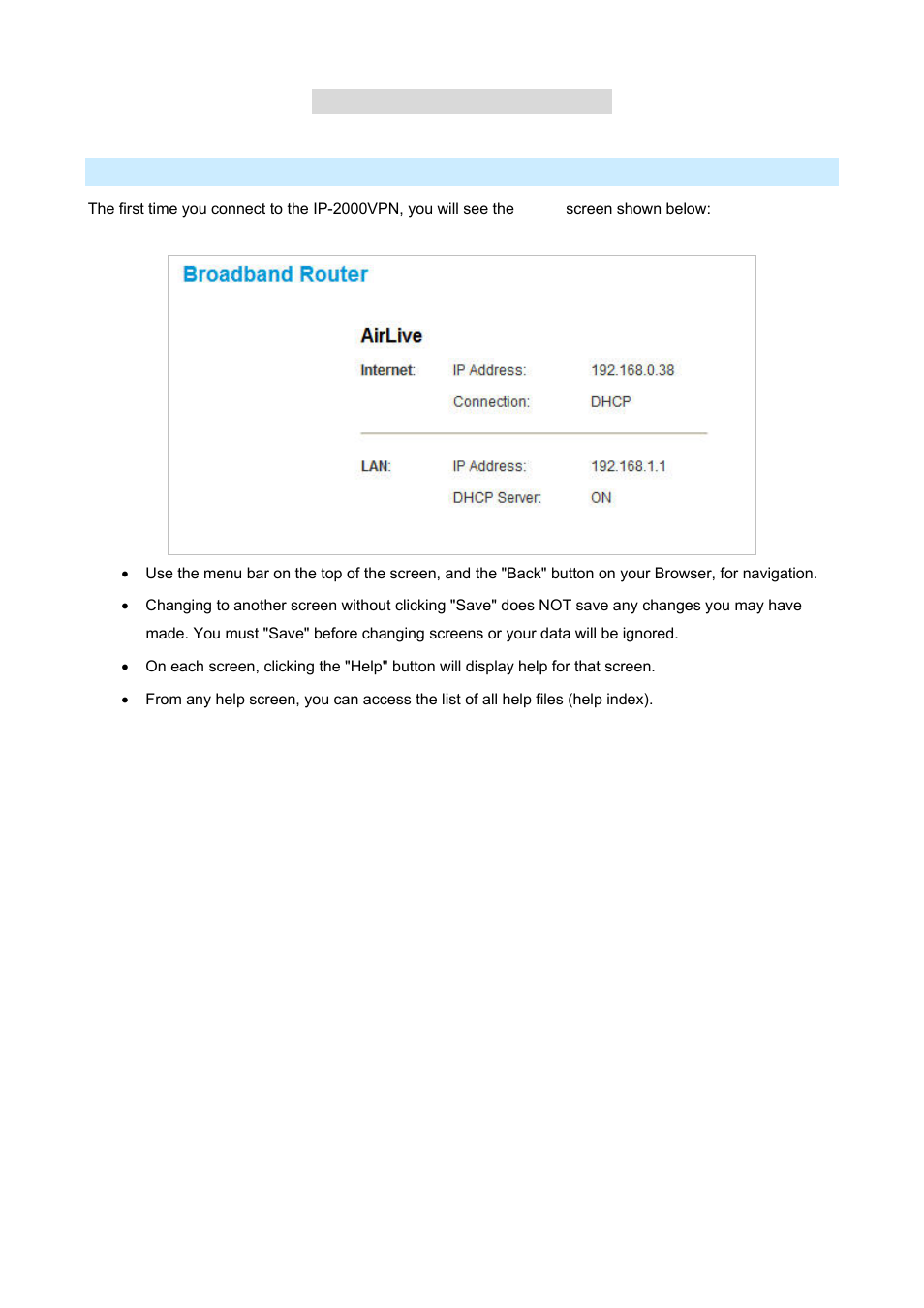 Chapter 3 configure router | AirLive IP-2000VPN User Manual | Page 18 / 177