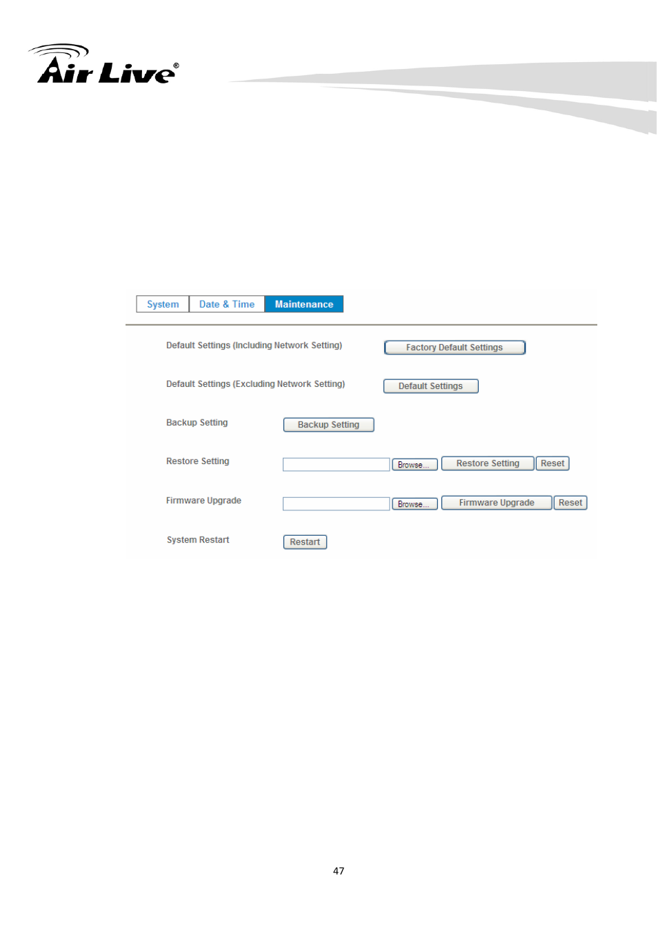 AirLive IP-200PHD User Manual | Page 48 / 96