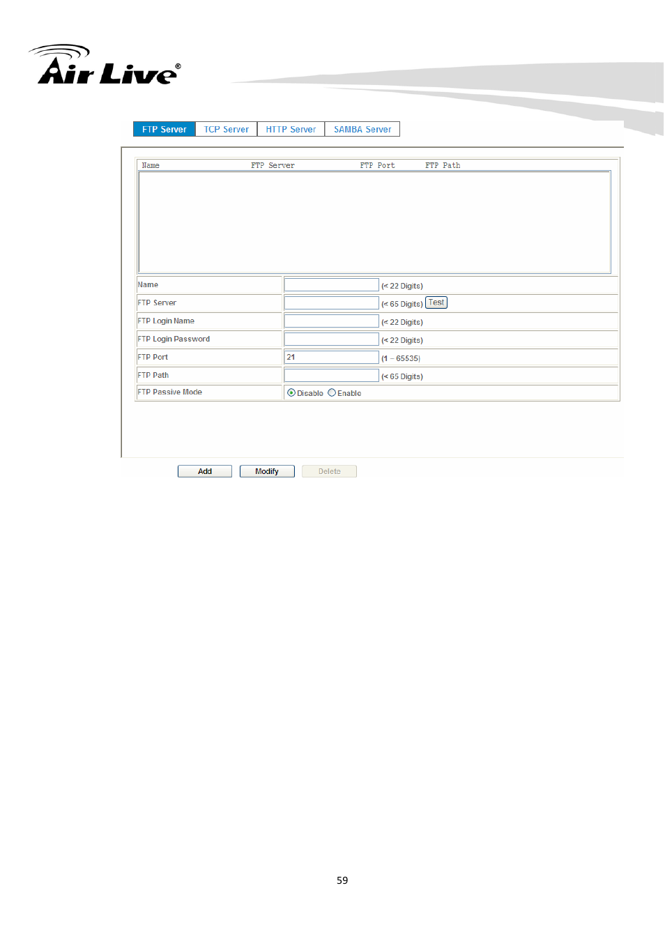 AirLive IP-200PHD User Manual | Page 60 / 96