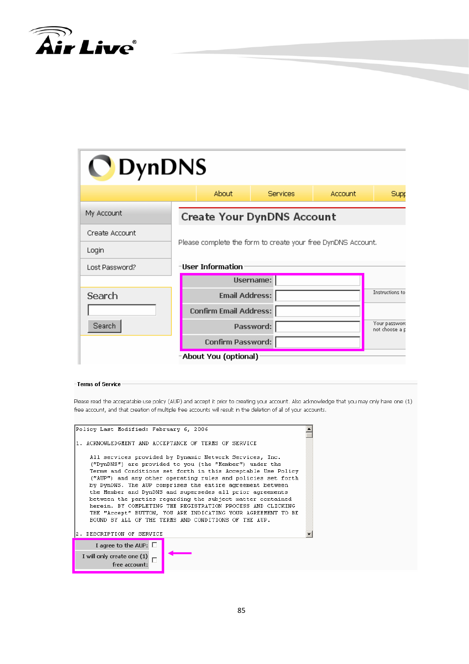 AirLive IP-200PHD User Manual | Page 86 / 96