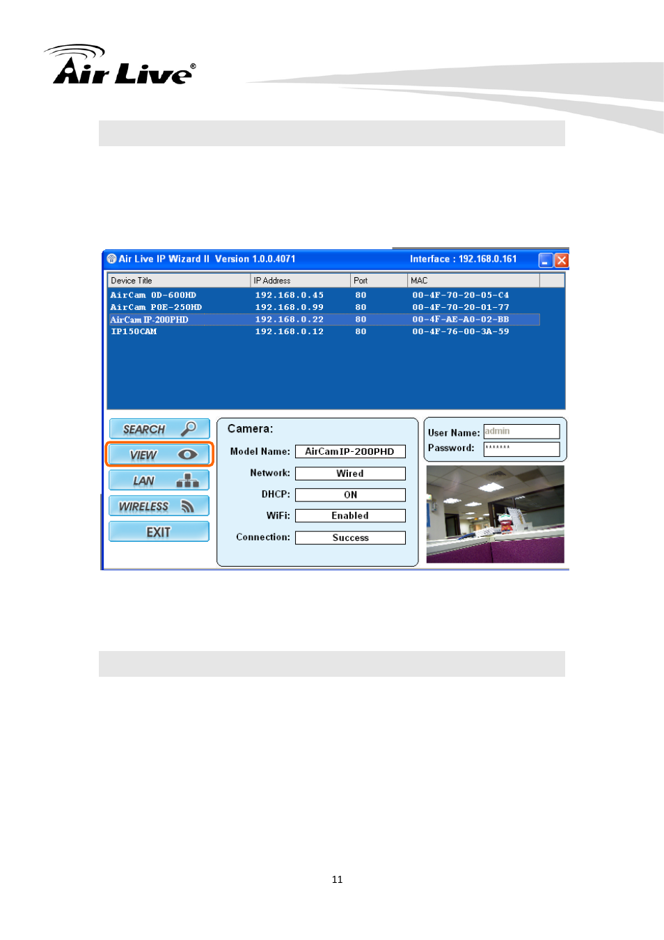 2 view, 3 lan | AirLive IP-200PHD-24 User Manual | Page 16 / 97
