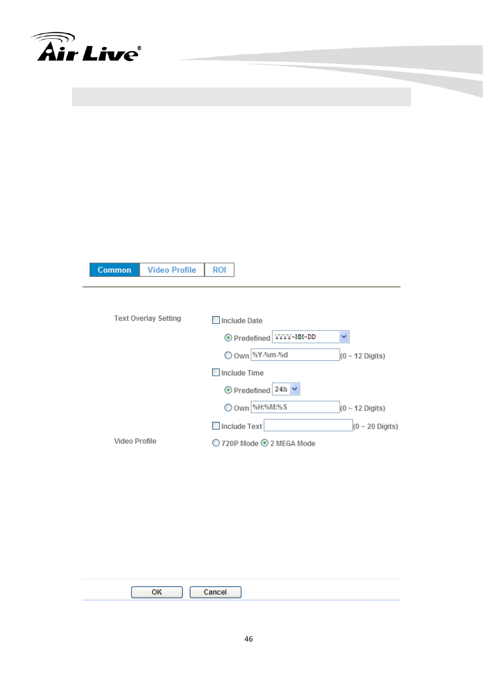 5 video – configure profile | AirLive IP-200PHD-24 User Manual | Page 51 / 97