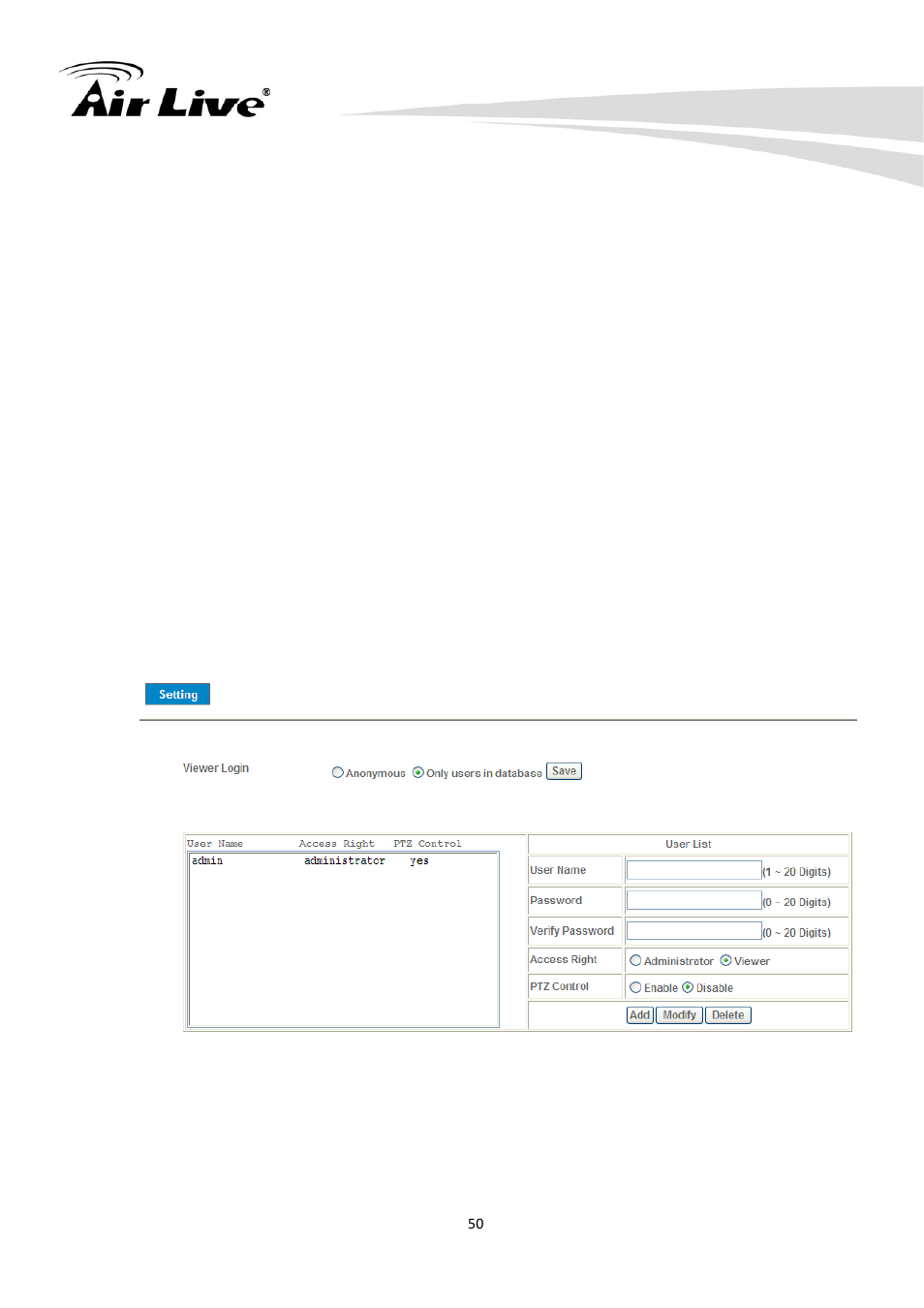 AirLive IP-200PHD-24 User Manual | Page 55 / 97