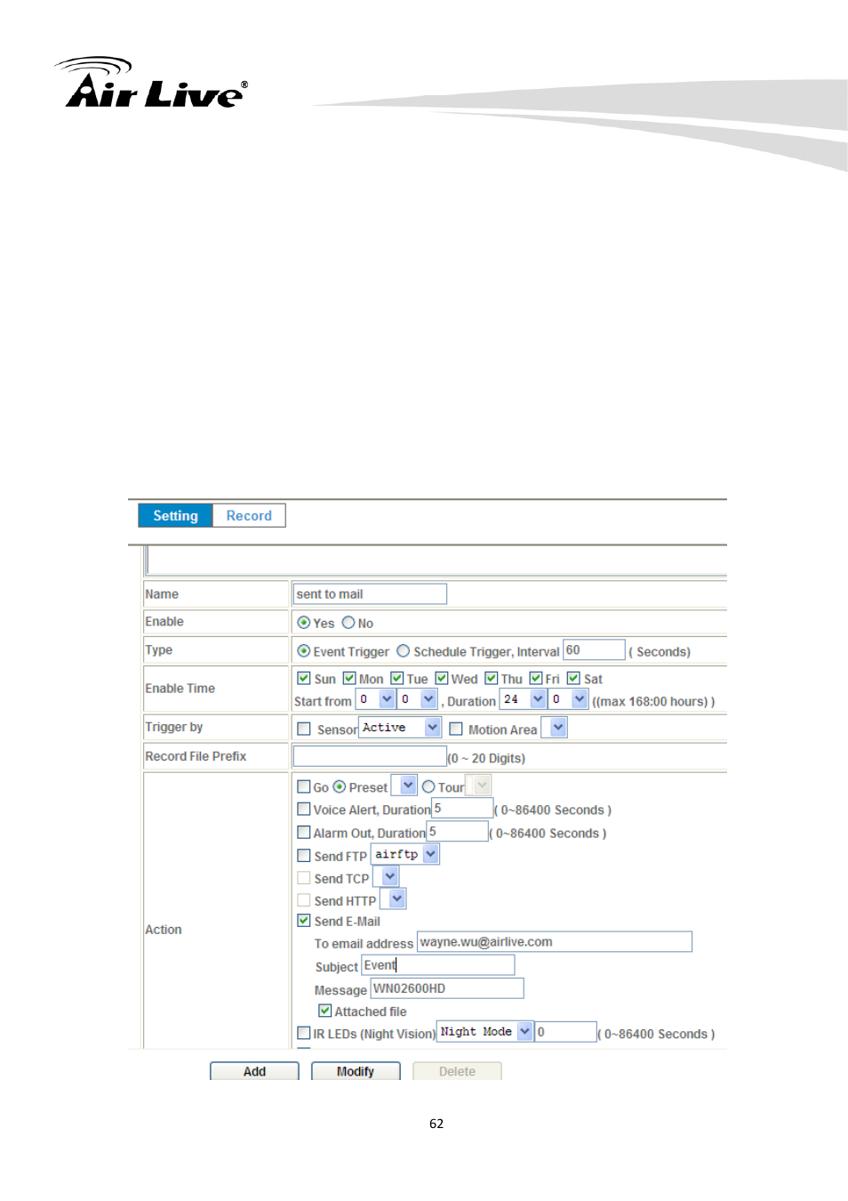 AirLive IP-200PHD-24 User Manual | Page 67 / 97