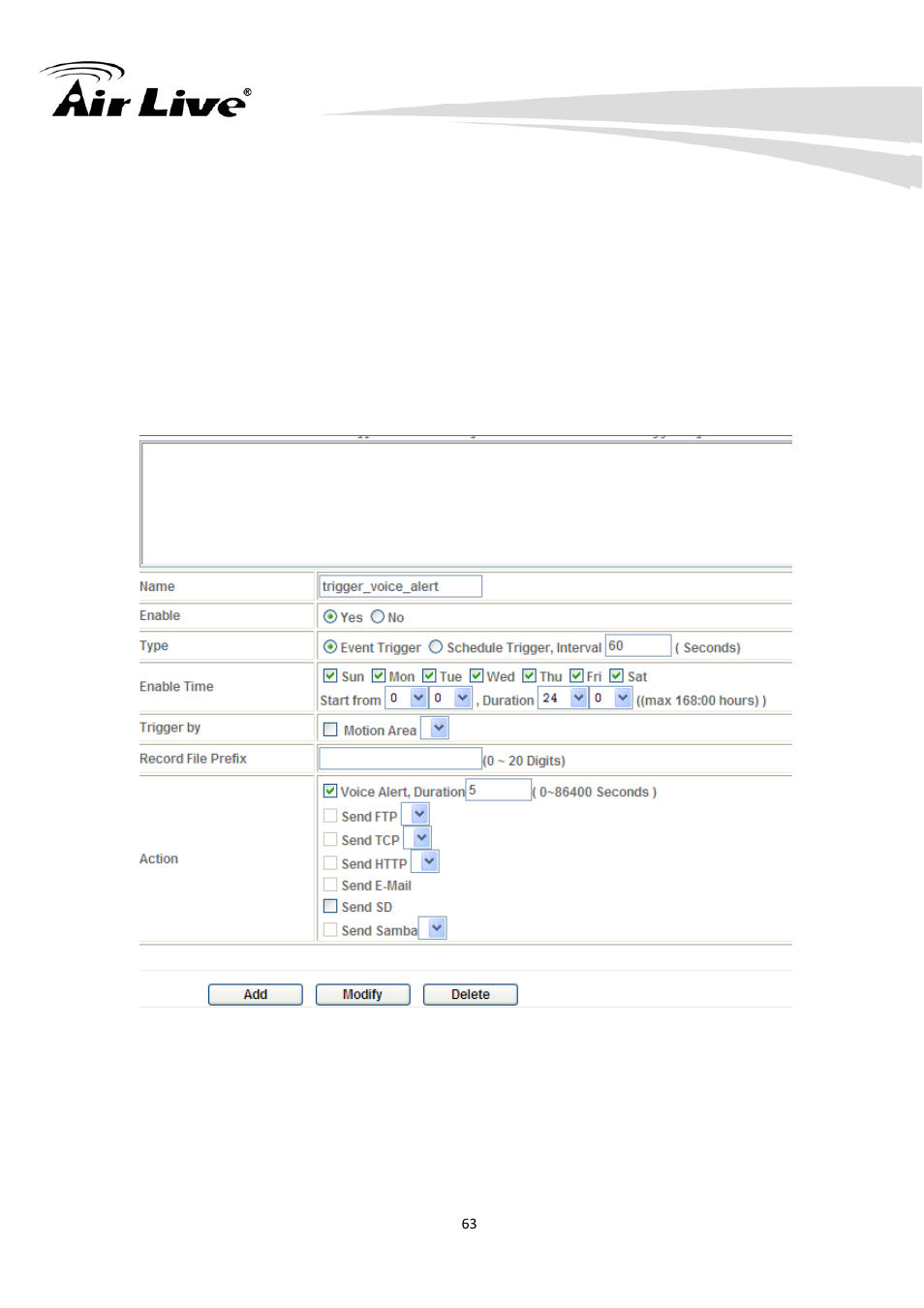 AirLive IP-200PHD-24 User Manual | Page 68 / 97