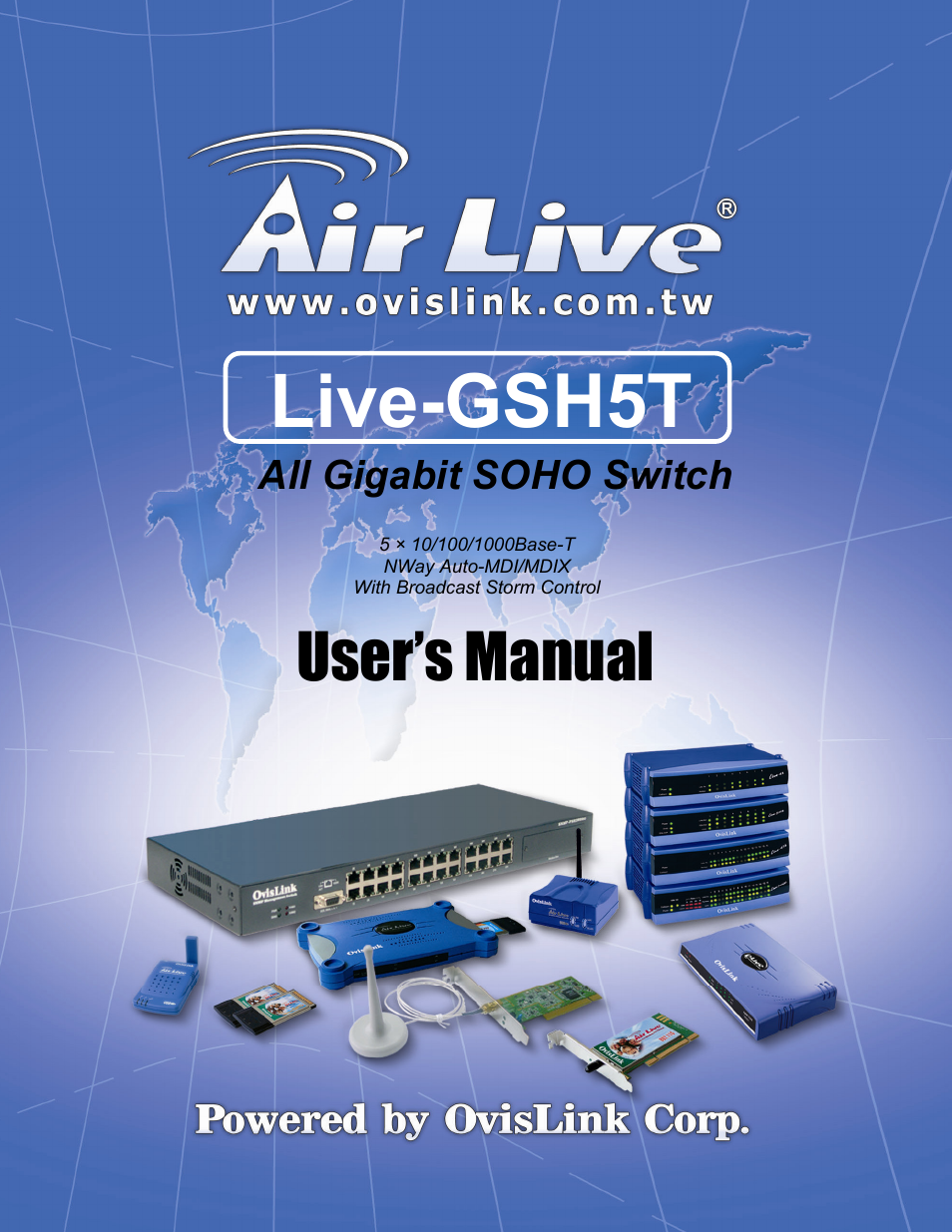 AirLive Live-GSH5T User Manual | 25 pages