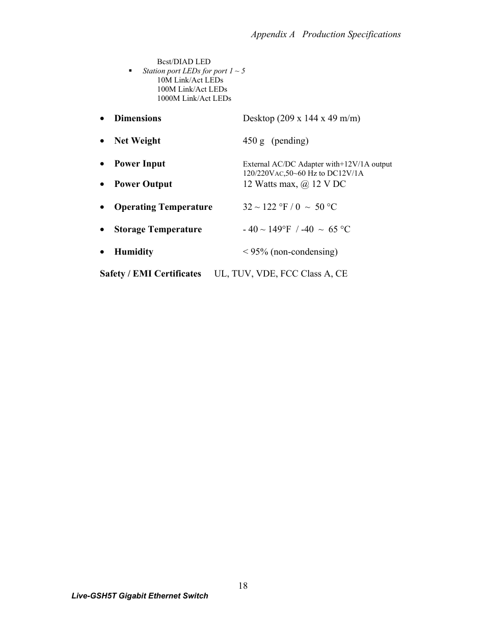 AirLive Live-GSH5T User Manual | Page 24 / 25