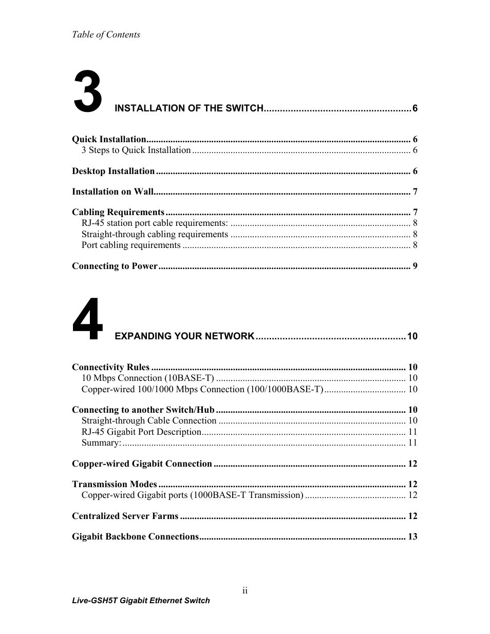 AirLive Live-GSH5T User Manual | Page 4 / 25