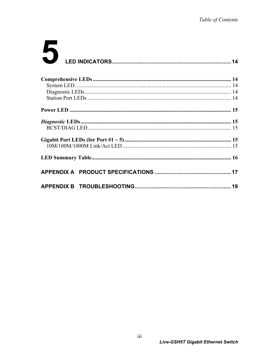 AirLive Live-GSH5T User Manual | Page 5 / 25