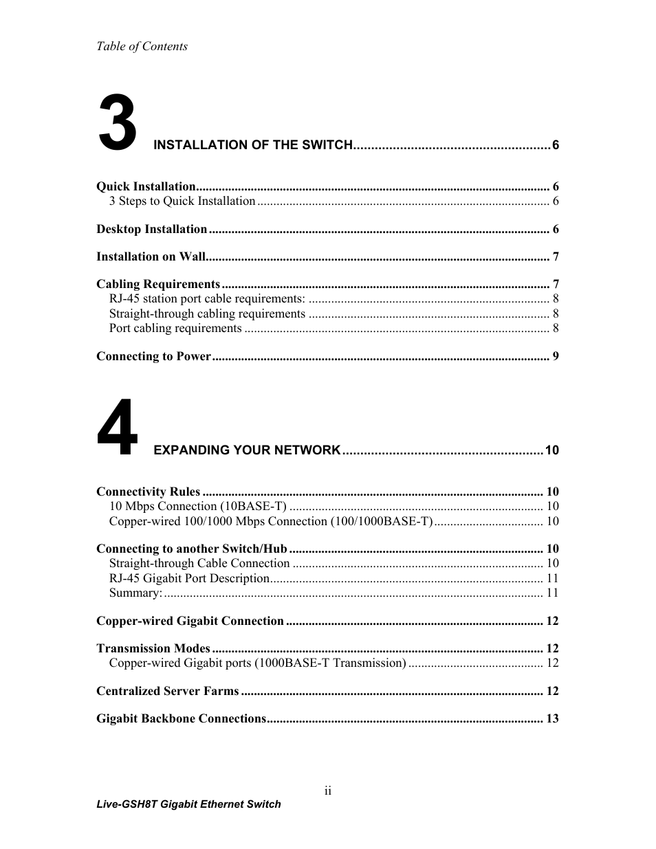 AirLive Live-GSH8T User Manual | Page 4 / 25