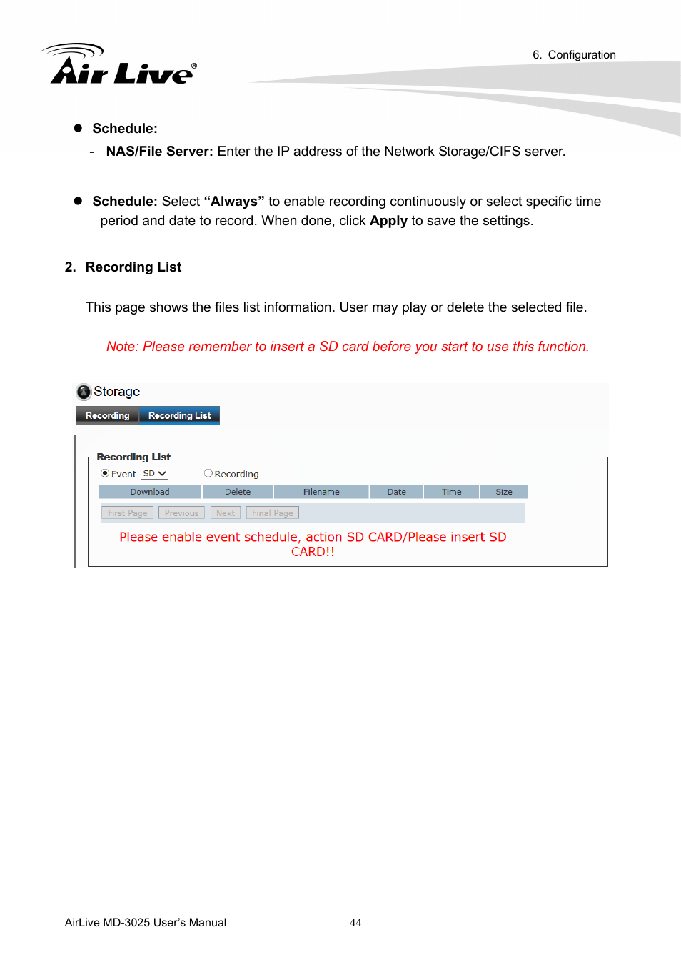 AirLive MD-3025-IVS User Manual | Page 48 / 64