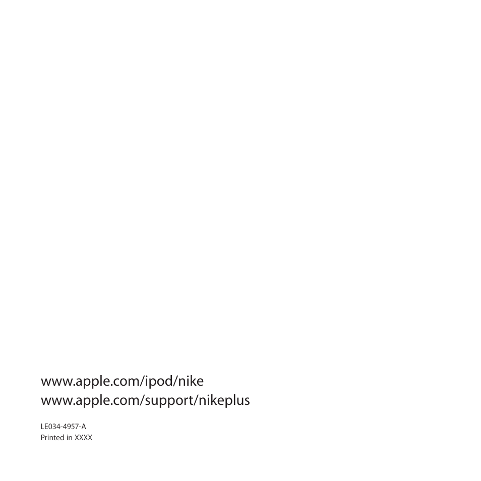Apple Nike + iPod User Manual | Page 104 / 104