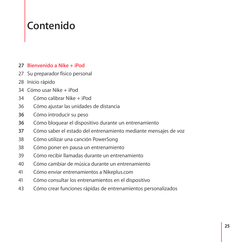 Apple Nike + iPod User Manual | Page 25 / 104