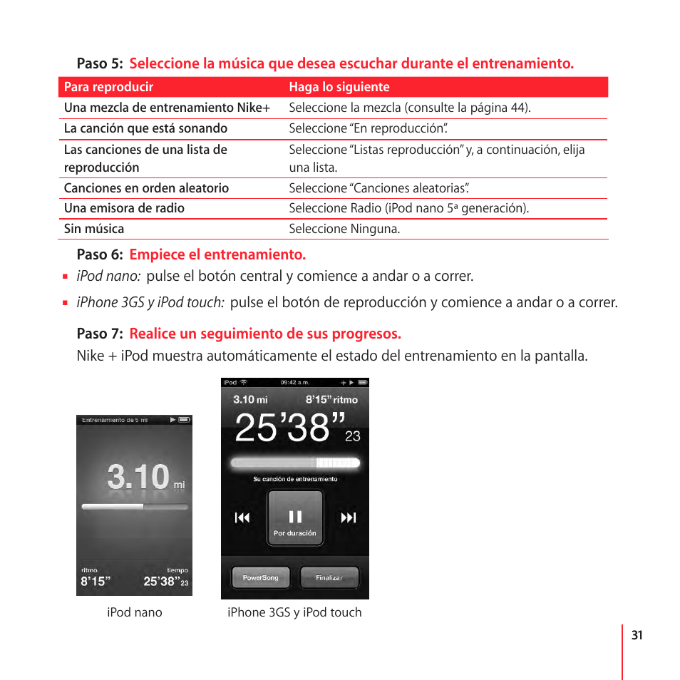 Apple Nike + iPod User Manual | Page 31 / 104