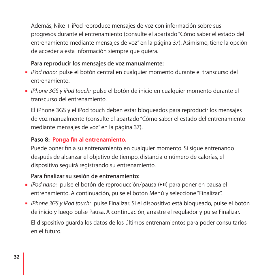 Apple Nike + iPod User Manual | Page 32 / 104