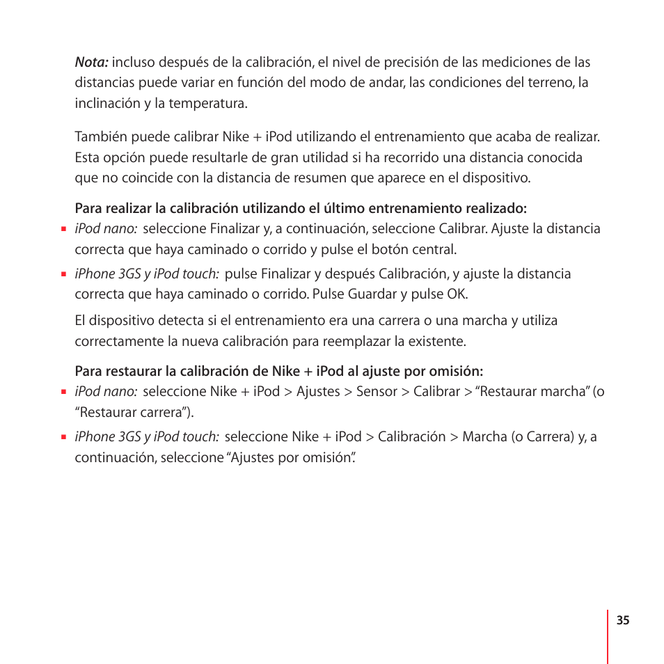 Apple Nike + iPod User Manual | Page 35 / 104