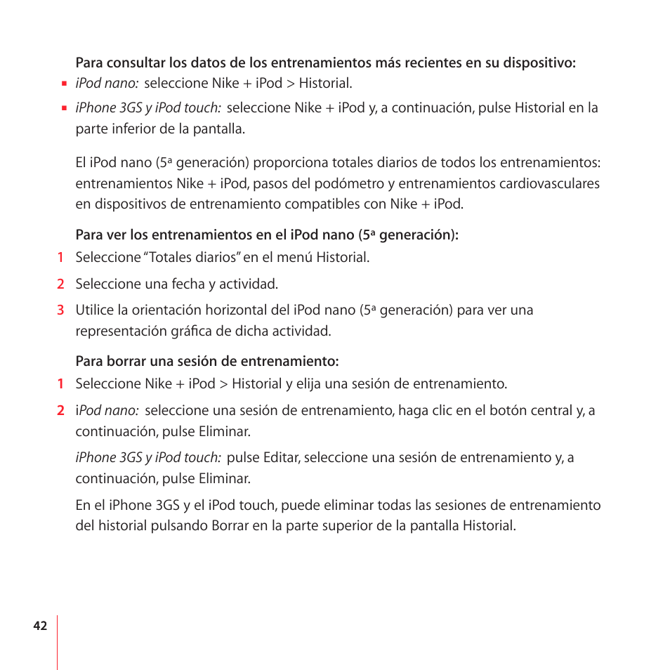 Apple Nike + iPod User Manual | Page 42 / 104