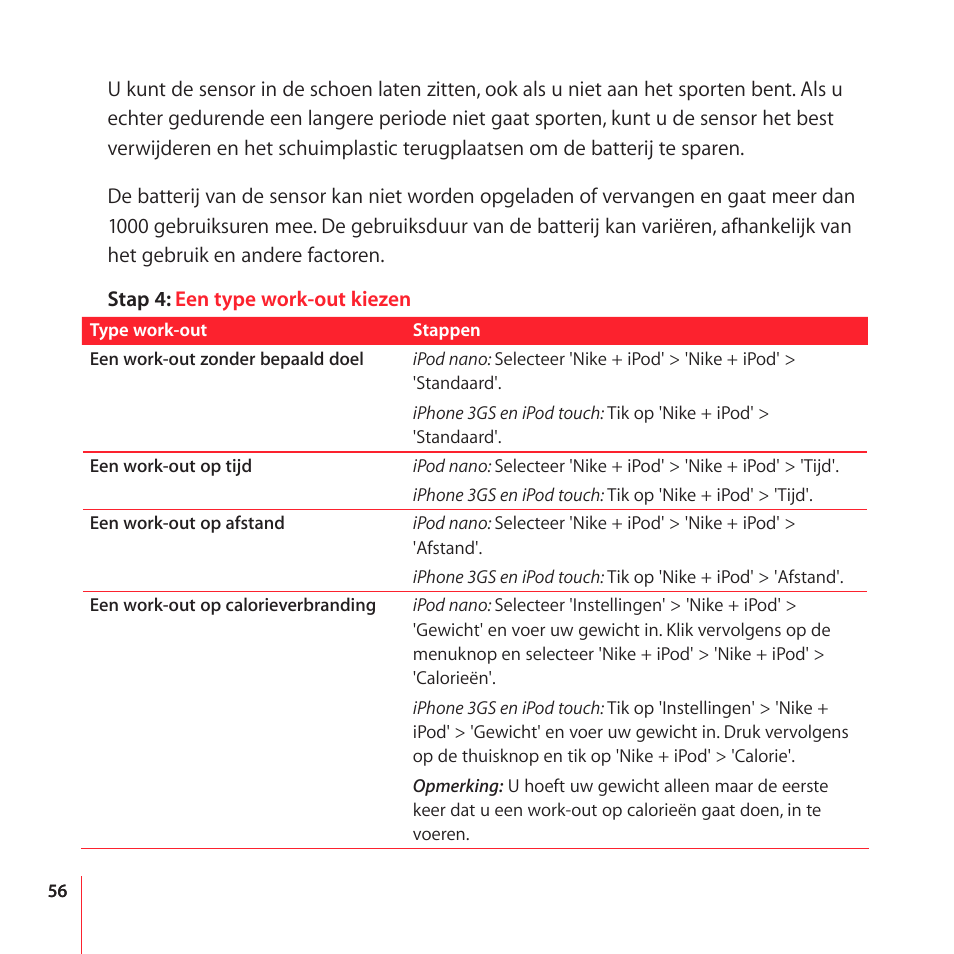 Apple Nike + iPod User Manual | Page 56 / 104