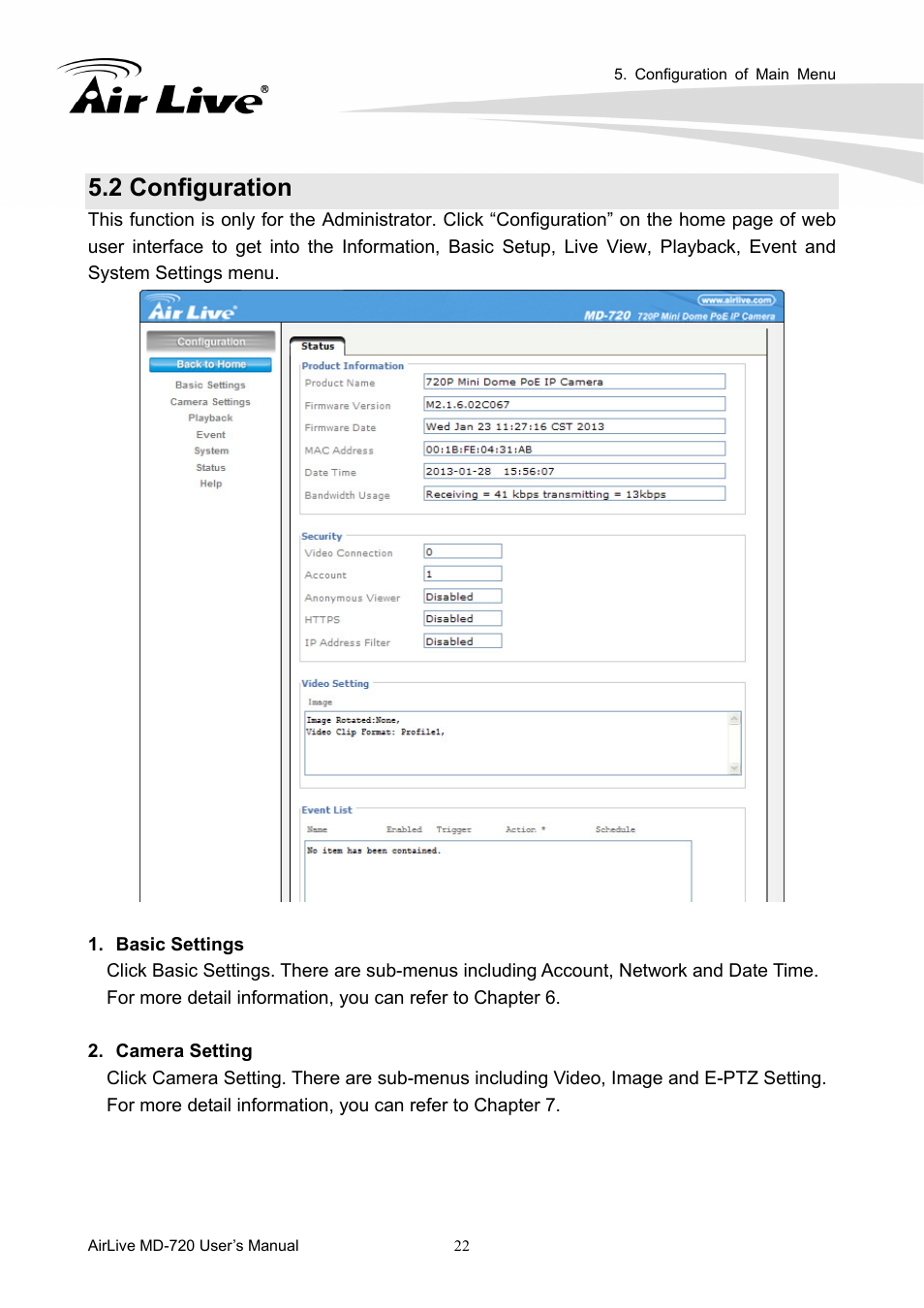 2 configuration | AirLive MD-720 User Manual | Page 27 / 68