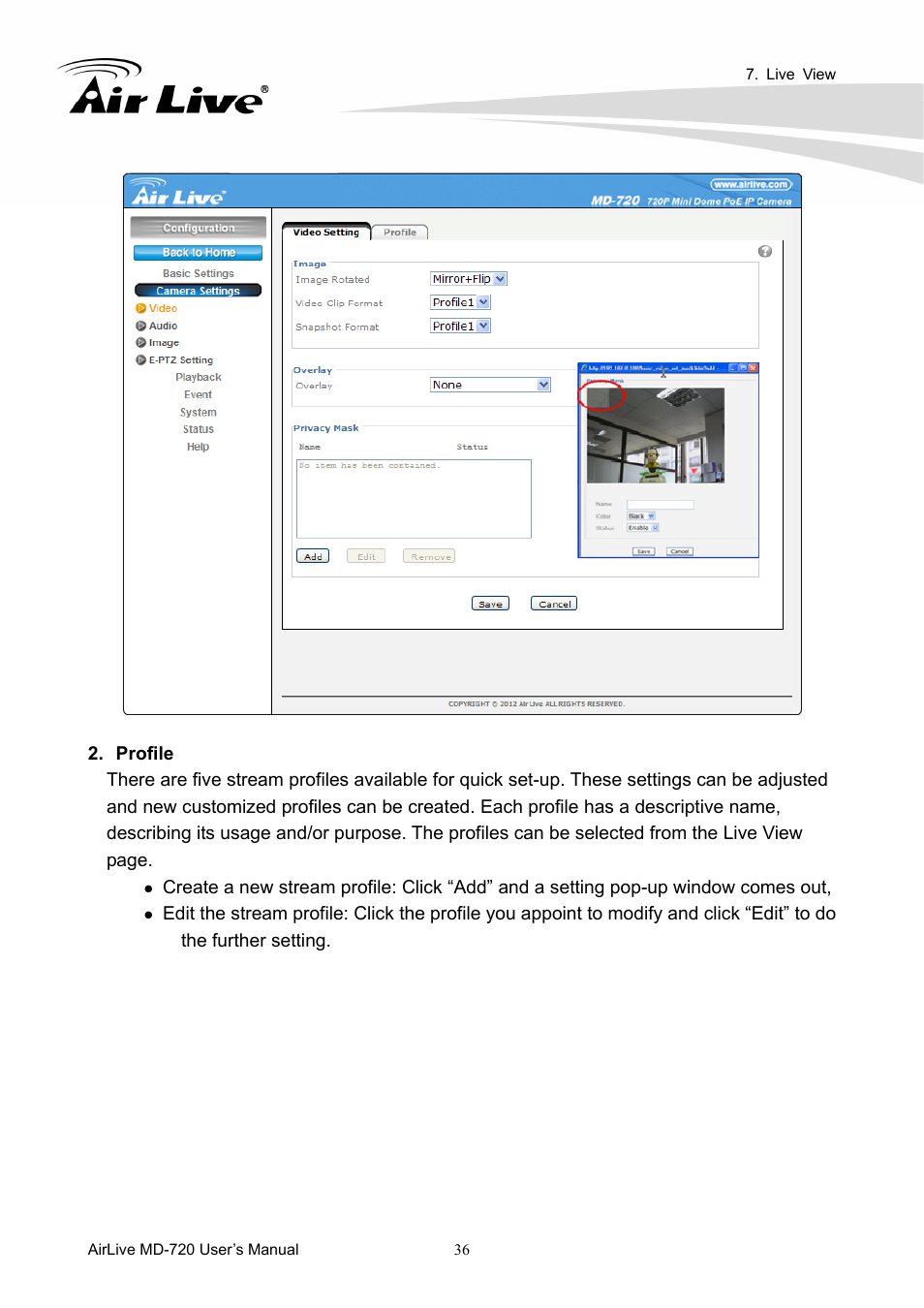 AirLive MD-720 User Manual | Page 41 / 68