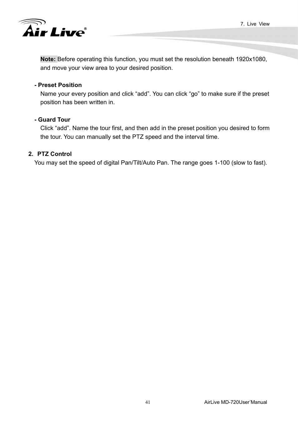 AirLive MD-720 User Manual | Page 46 / 68