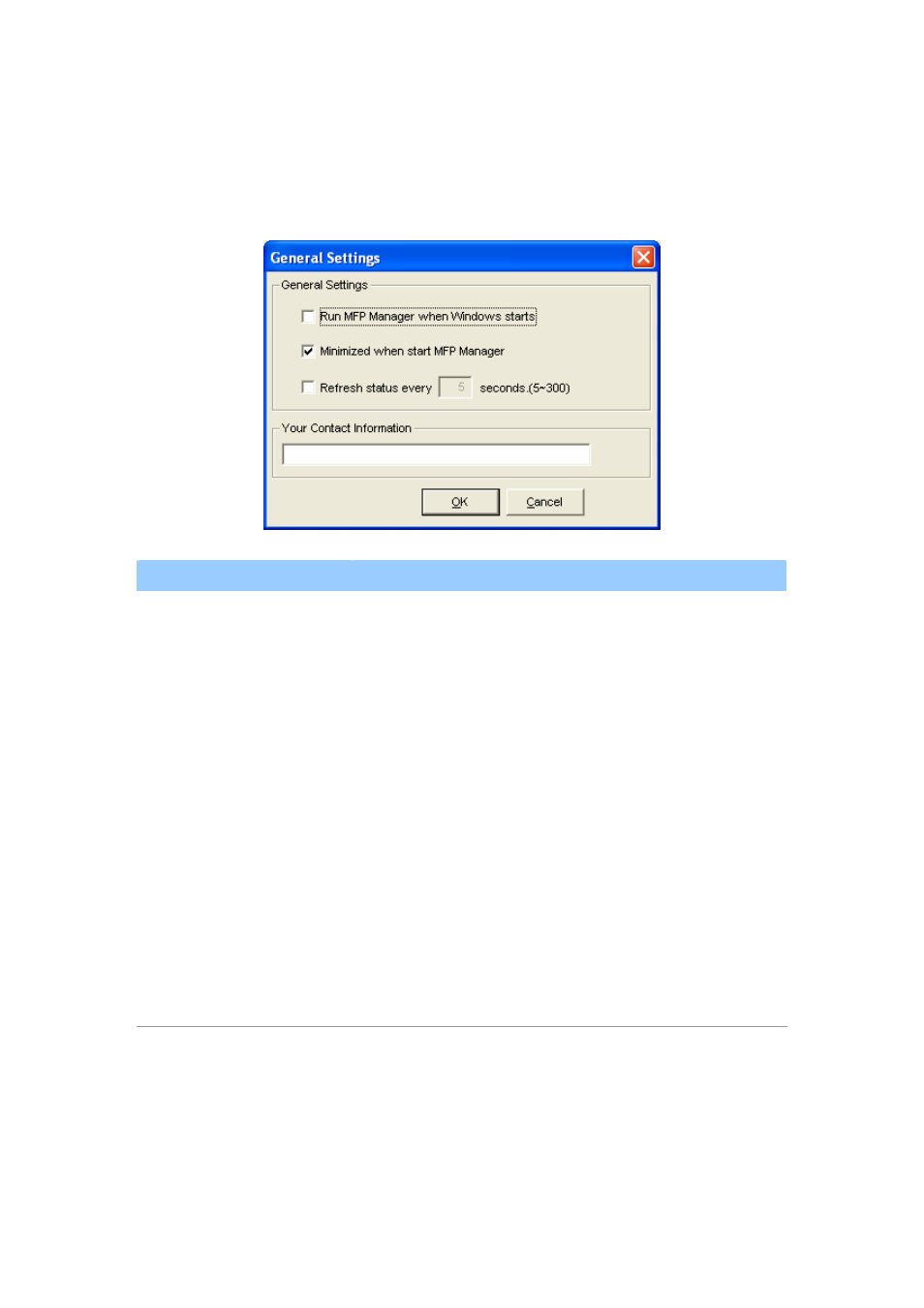 5 option settings, 1 general setting, Option settings | General setting | AirLive MFP-101U User Manual | Page 47 / 133