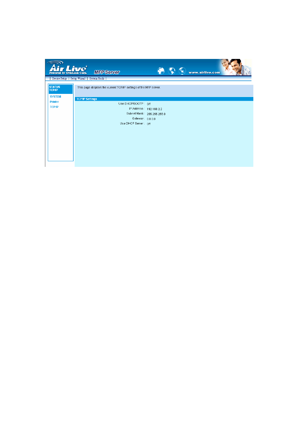 3 tcp/ip, Tcp/ip | AirLive MFP-101U User Manual | Page 74 / 133