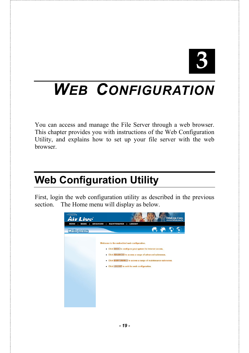 Onfiguration | AirLive MU-5000FS A2 User Manual | Page 19 / 42