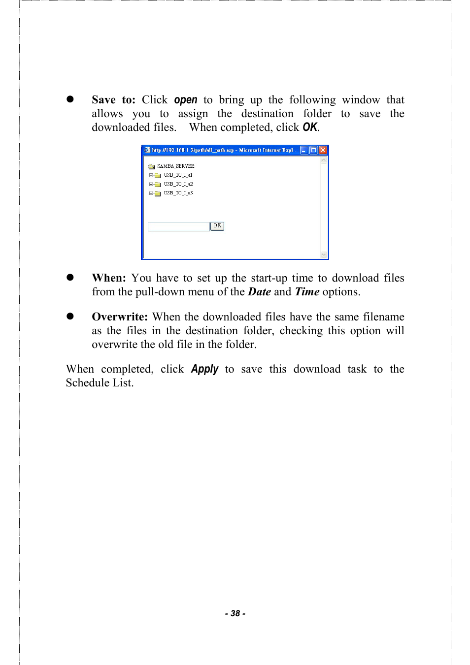 AirLive MU-5000FS A2 User Manual | Page 38 / 42