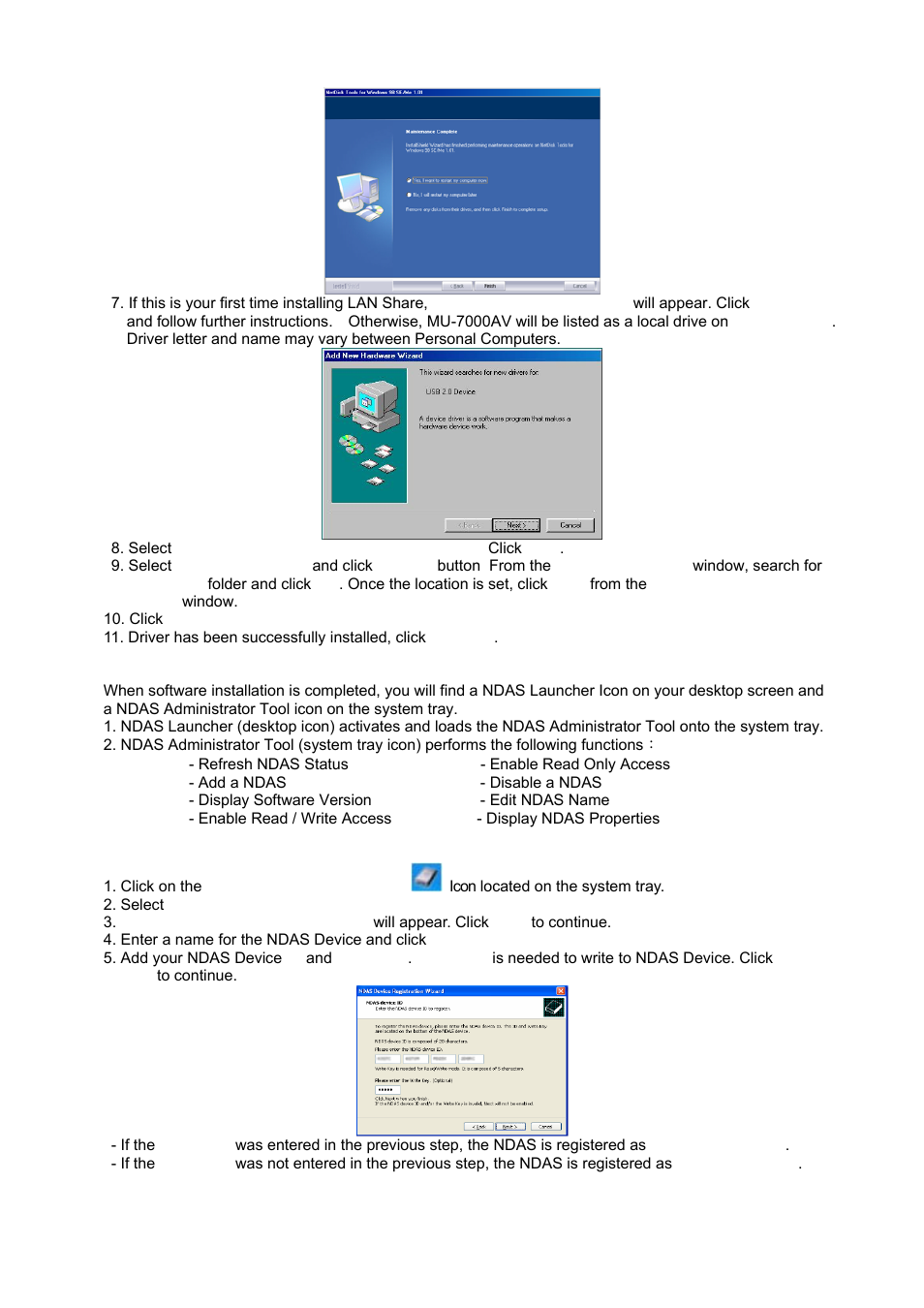 3 ndas administrator | AirLive MU-7000AVs User Manual | Page 20 / 36