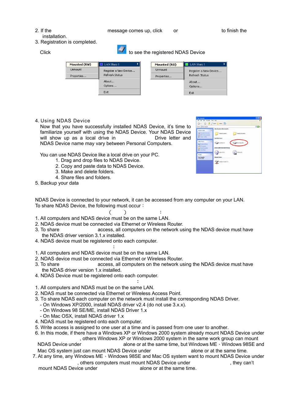 7 sharing ndas device | AirLive MU-7000AVs User Manual | Page 22 / 36