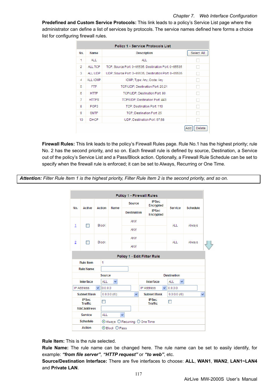 AirLive MW-2000S User Manual | Page 122 / 225