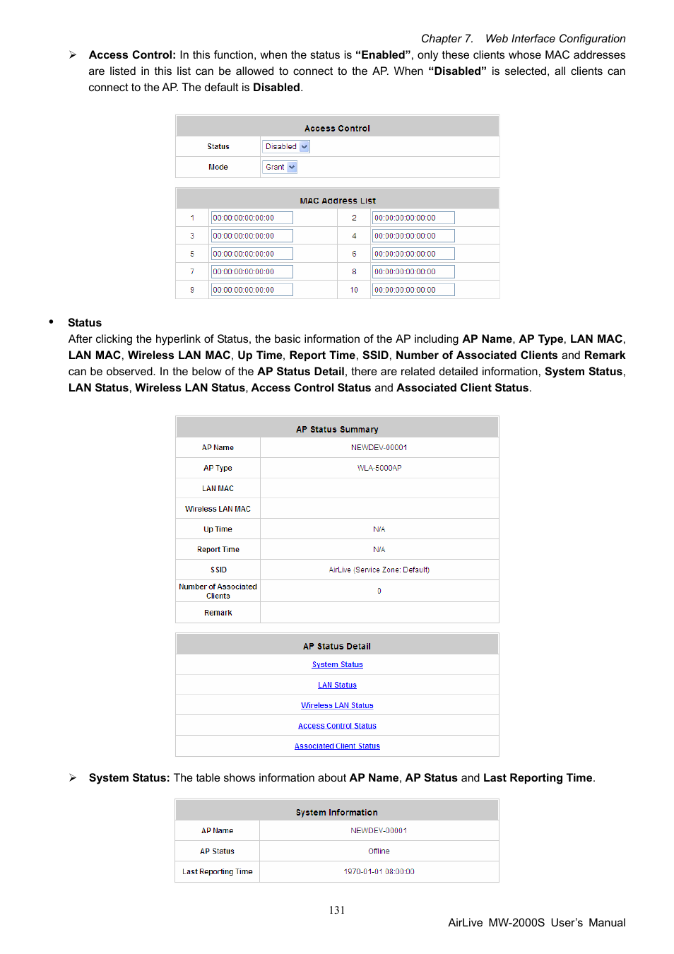 AirLive MW-2000S User Manual | Page 136 / 225
