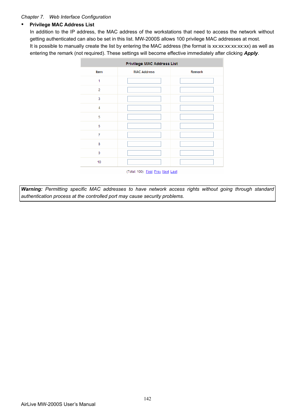 AirLive MW-2000S User Manual | Page 147 / 225